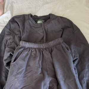 Daily Drills Charcoal Loungewear Set